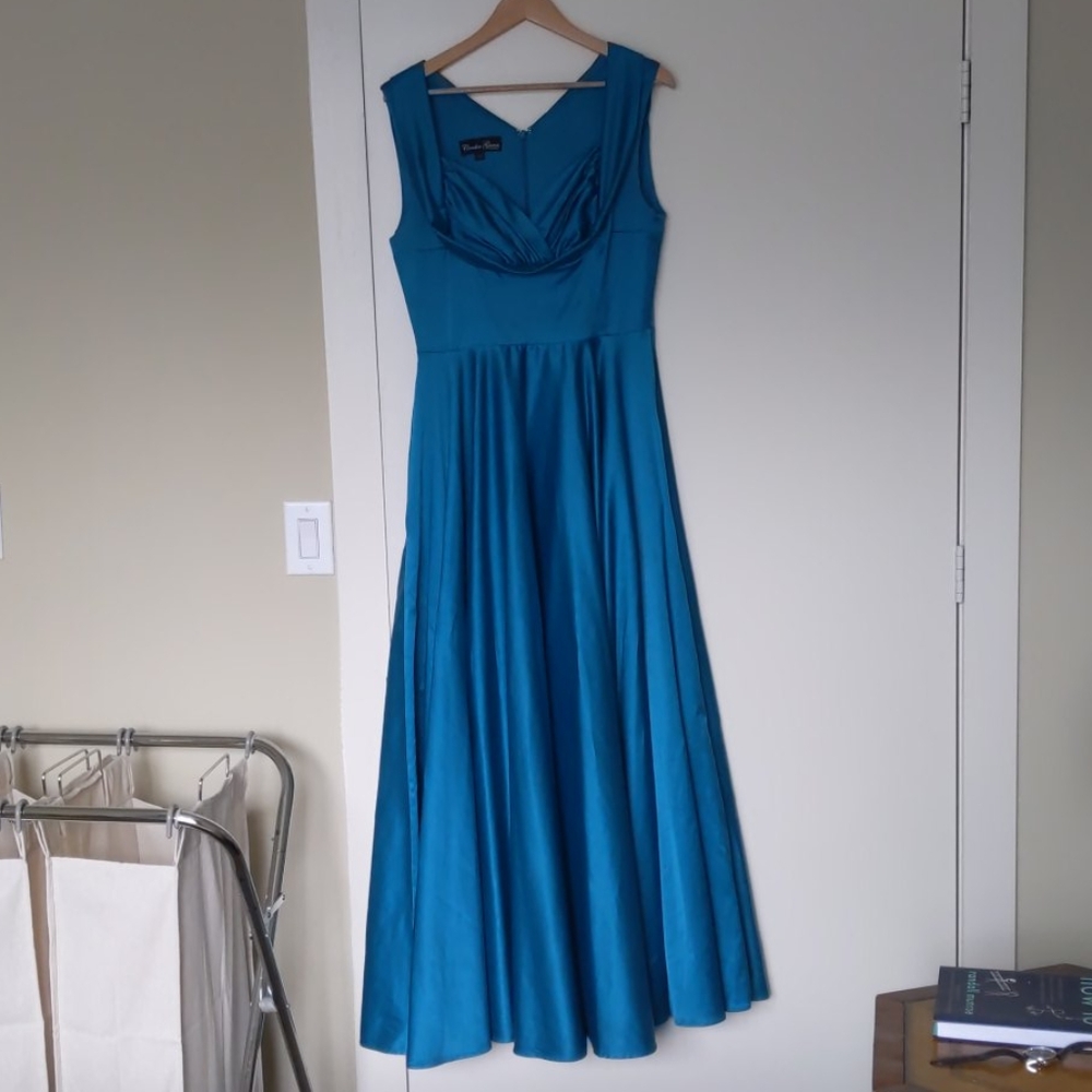 Blue Candice Quinn Prom dress